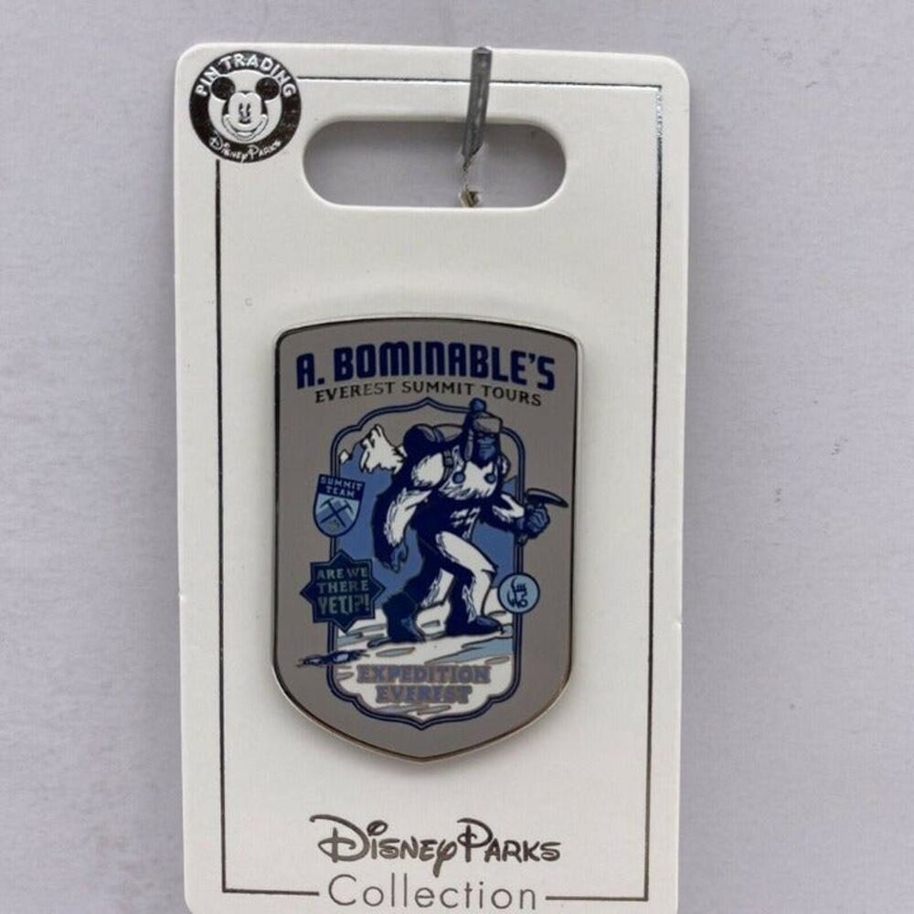 Disney Parks Pin Animal Kingdom Expedition Everest Yeti "A. Bominable's Tours" -